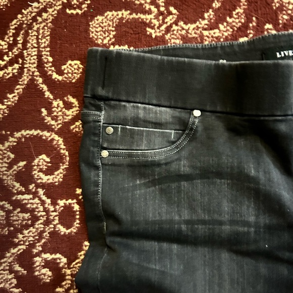 Liverpool Black Denim Pants-size16- casual or dressy - new or like new - Picture 4 of 11